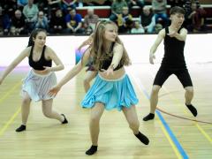 Výběrové soubory InDance - basketbalový zápas v hale Dašická