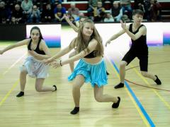 Výběrové soubory InDance - basketbalový zápas v hale Dašická