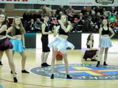 Výběrové soubory InDance - basketbalový zápas v hale Dašická