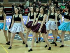 Výběrové soubory InDance - basketbalový zápas v hale Dašická