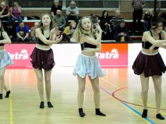 Výběrové soubory InDance - basketbalový zápas v hale Dašická