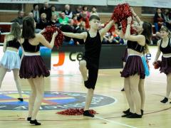 Výběrové soubory InDance - basketbalový zápas v hale Dašická